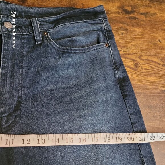 Levi's Jeans 36x30 Straight Fit 514 Flex Stretch Denim Dark Wash Western Rodeo - Picture 8 of 12